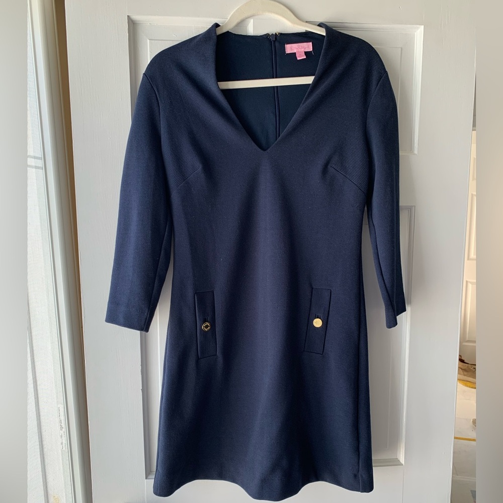 Nautical navy dress - Lilly Pulitzer